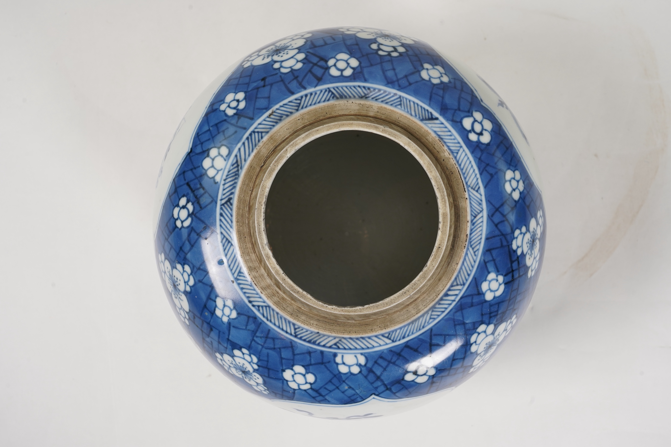 A Chinese blue and white ‘antiques’ jar, Kangxi period (1662-1722)